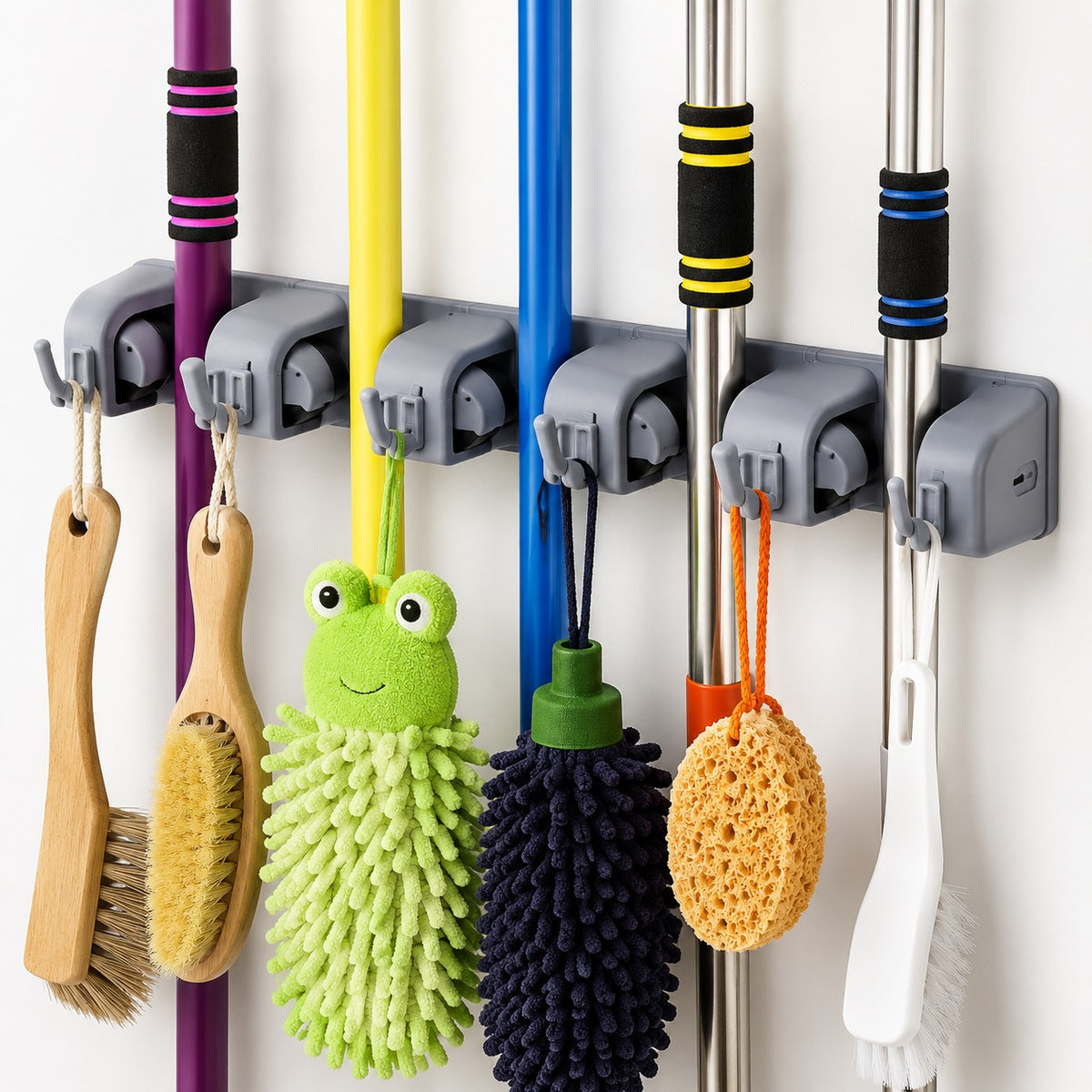 Brooms And Toiletries Organizer