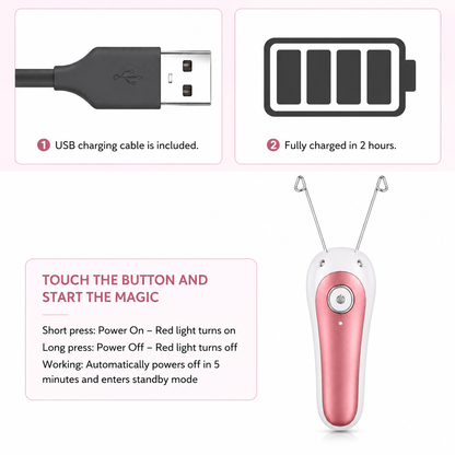 Electric Facial Hair Remover for Women
